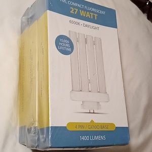 3pk of replacement compact florescent 27 watt bulb